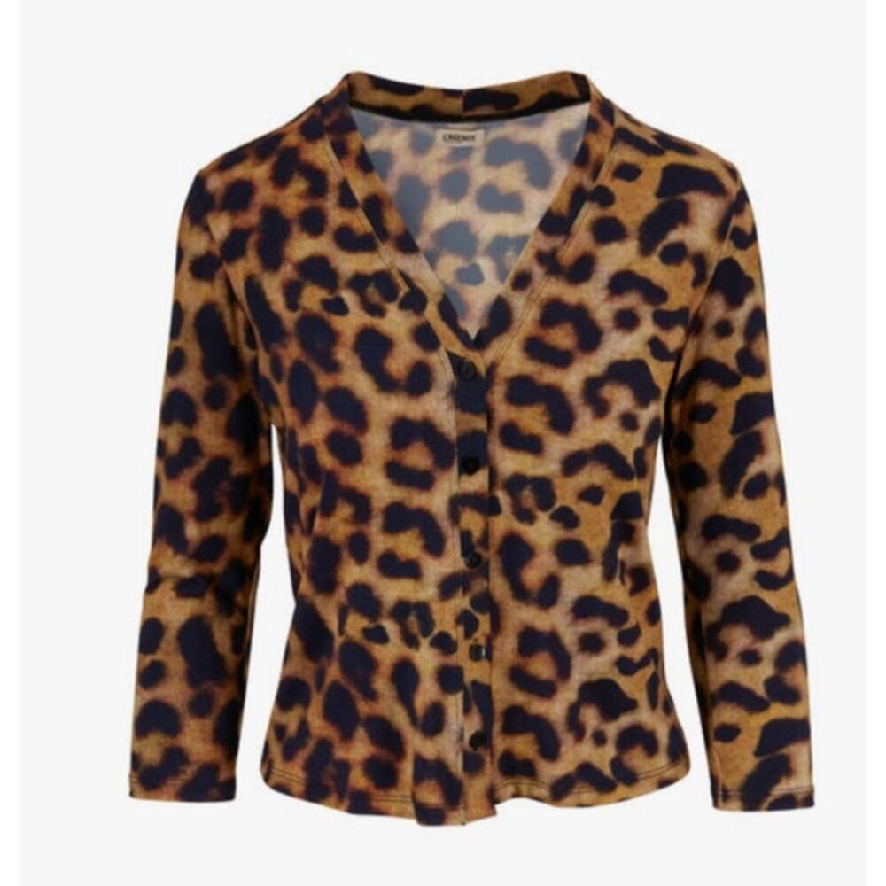 NWT: L'AGENCE Britney Leopard Cardigan Size Small / Petite